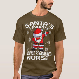 Santas Favorite Hospice Registriert Krankenpflege  T-Shirt