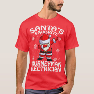 Santas Favorite Journeyman Electrical Weihnachten T-Shirt
