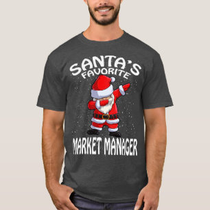Santas Favorite Market Manager Weihnachten T-Shirt