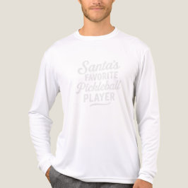 Santa's FAVORITE Pickleball PLAYER Tri-Blend Shirt