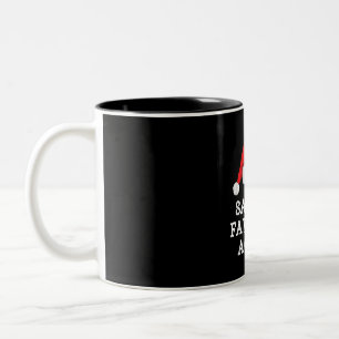 Santas Favorite Schauspieler Weihnachts-Schauspiel Zweifarbige Tasse