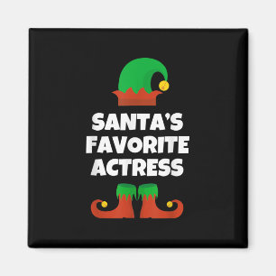 Santas Favorite Schauspielerin Weihnachts-Schauspi Magnet