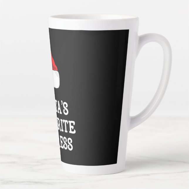 Santas Favorite Schauspielerin Weihnachts-Schauspi Milchtasse (Rechts)