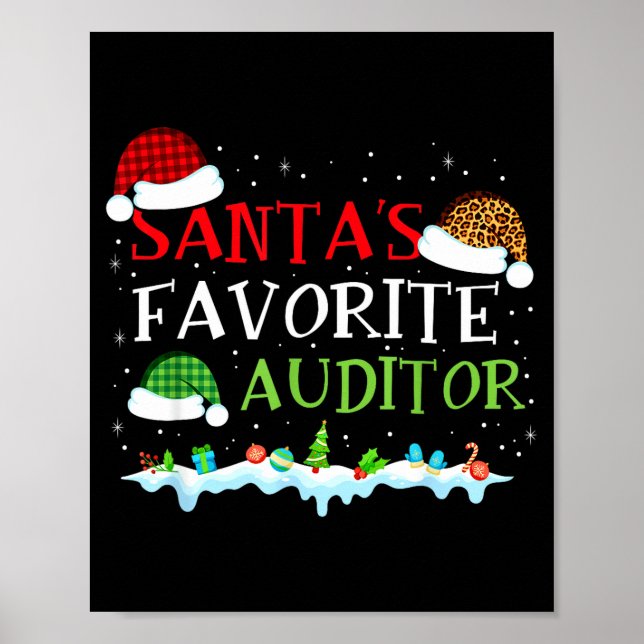 Santa's Favorite Tor Fun Christmas  Poster (Vorne)