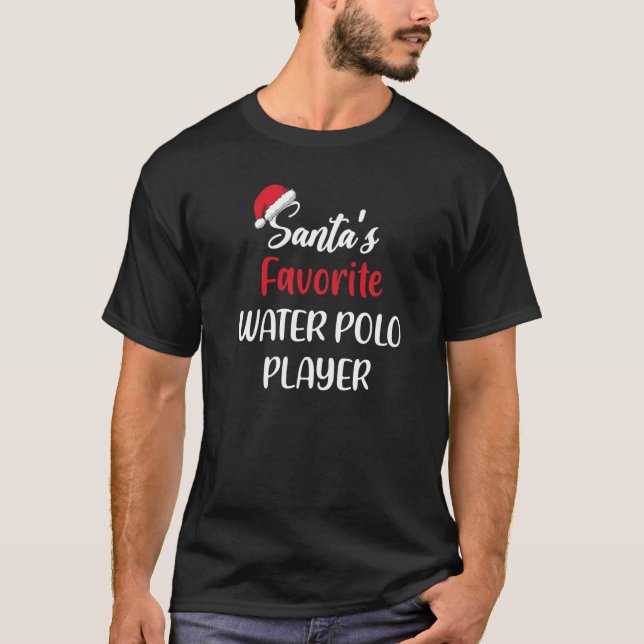 Santas Favorite Water Polo Player Christmas (Vorderseite)