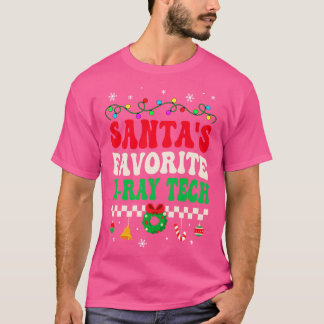 Santas Favorite Xray Tech Retro Weihnachten T-Shirt