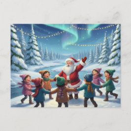 Santa's Forest joy Postkarte