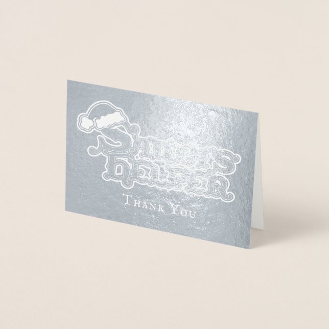 Santas hat Helferurlaub Folienkarte (Vorderseite)