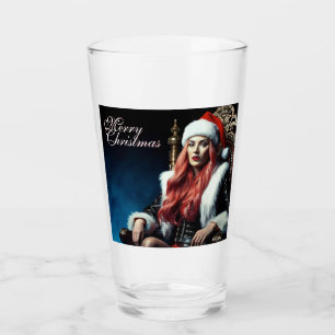 Santas heißeste Schwester - Frohe Weihnachten 0312 Glas