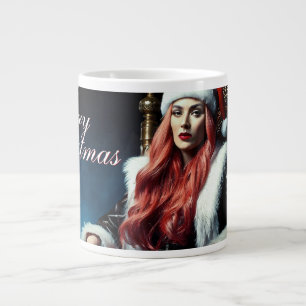 Santas heißeste Schwester - Frohe Weihnachten 0312 Jumbo-Tasse