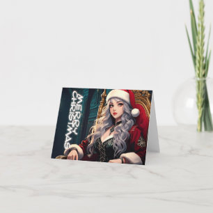 Santas heißeste Schwester - Frohe Weihnachten 0312 Karte
