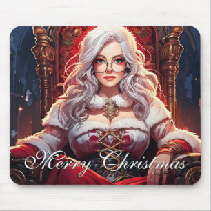 Santas heißeste Schwester - Frohe Weihnachten 0312 Mousepad