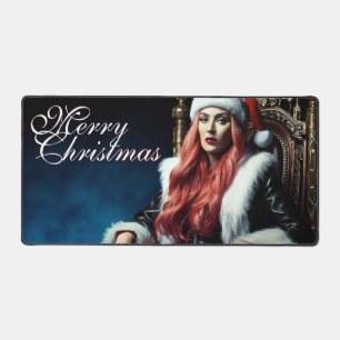 Santas heißeste Schwester - Frohe Weihnachten 0312 Schreibtischunterlage