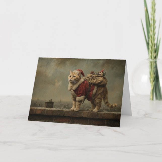 Santa's Helfer Feiertagskarte (Vorderseite)