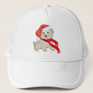 Santa's Helfer-Hündchen Poodle / Bichon Mix Truckerkappe