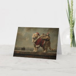 Santa's Helper Feiertagskarte