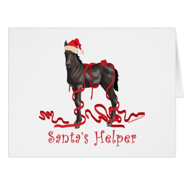 Santa's Helper Horse Colt (Vorderseite (Horizontal))