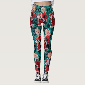 Santas Helper Kostüme Frauen Leggings