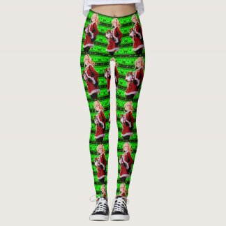 Santas Helper Kostüme Frauen Leggings