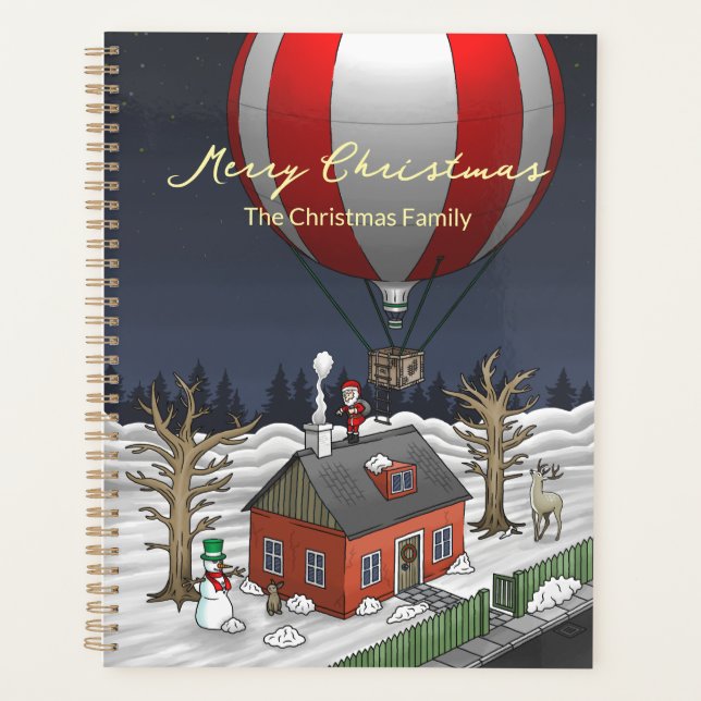 Santa's Hot Air Balloon Planer (Vorderseite)