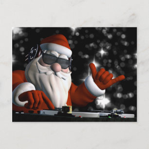 Santa's In Da House Feiertagspostkarte