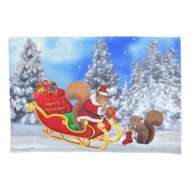 SANTA'S KLEINE HILFE KISSENBEZUG (Vorderseite)