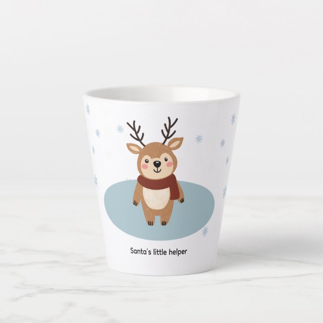 Santa's Kleiner Helfer Milchtasse (Vorderseite)