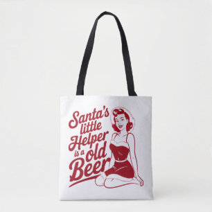 Santas kleiner Helfer Snarky Weihnachten Sarkastis Tasche