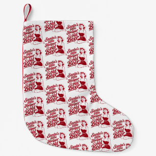 Santas kleiner Helfer Snarky Weihnachten Sarkastis Weihnachtsstrumpf