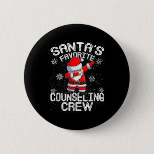 Santas Lieblings-Beratungs-Team Weihnachten  Button