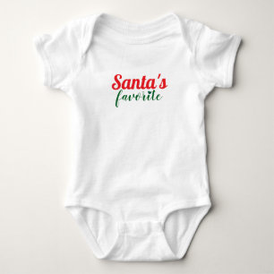 Santas Lieblings-Christi-Baby-Anzug Baby Strampler