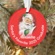 Santa's Lieblings Custom Personalisiert 2024 Gradu