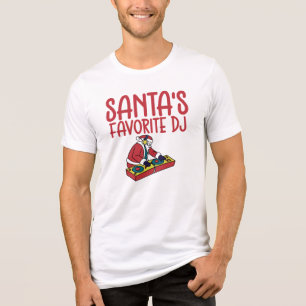 Santas Lieblings-DJ Weihnachten Tri-Blend Shirt