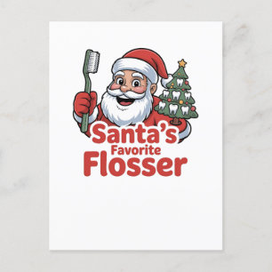 Santa's Lieblings-Flosser Weihnachten Dental Zahna