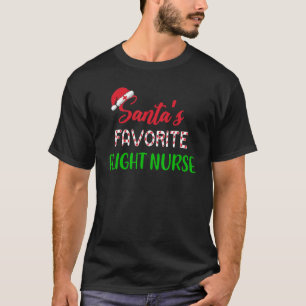 Santas Lieblings-Flugkrankenschwester Weihnachten T-Shirt