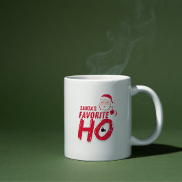 Santa's Lieblings-Ho - spielerisches Urlaubsdesign Kaffeetasse