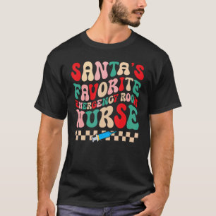 Santa's Lieblings-Krankenschwester auf der Notfall T-Shirt
