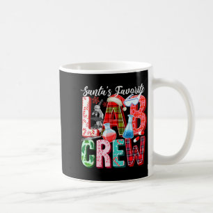 Santas Lieblings-Laborteam Weihnachten Labor Techn Kaffeetasse