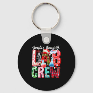 Santas Lieblings-Laborteam Weihnachts-Labor-Techni Schlüsselanhänger