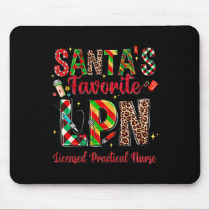 Santas Lieblings-Lpn Licensed Practical Nurse Frau Mousepad