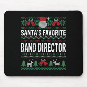 Santas Lieblings Nd Regisseur Hässliches Weihnacht Mousepad