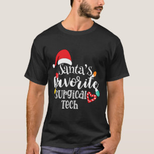 Santas Lieblings-OP-Techniker Weihnachtsbeleuchtun T-Shirt
