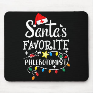 Santa's Lieblings-Phlebotomist Weihnachten Phlebot Mousepad
