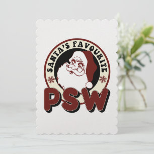 Santa's Lieblings-PSW-Weihnachtskarte Feiertagskarte