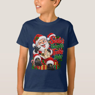 Santas Lieblings-Schabernackmacher T-Shirt