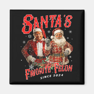 Santas Lieblings-Straftäter seit 2024 Weihnachten  Magnet