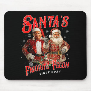 Santas Lieblings-Straftäter seit 2024 Weihnachten Mousepad