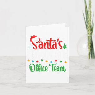 Santas Lieblings-Weihnachtsbeleuchtung für das Bür Karte
