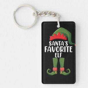 Santas Lieblingself Matching Familienweihnachten Schlüsselanhänger