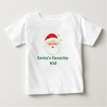 Santas Lieblingskind Süßes Weihnachtsdesign für Ki